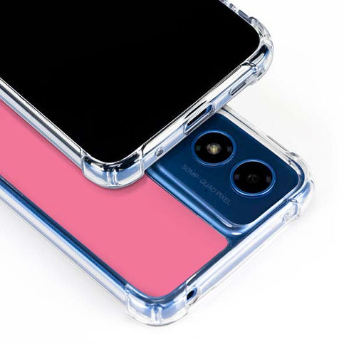 Bubble Gum Pink Moto G 5G (2024) Clear Case